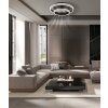 Illuminazione Globo Lighting Kendall Lampada con ventilatore LED Nero, 1-Luce, Telecomando