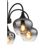 Illuminazione Globo Lighting Maxy Lampadario a sospensione Nero, 5-Luci