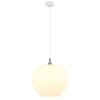 Illuminazione Globo Lighting Maxy Lampadario a sospensione Cromo, Bianco, 1-Luce