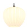 Illuminazione Globo Lighting Maxy Lampadario a sospensione Cromo, Bianco, 1-Luce