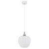 Illuminazione Globo Lighting Maxy Lampadario a sospensione Cromo, Bianco, 1-Luce