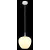 Illuminazione Globo Lighting Maxy Lampadario a sospensione Cromo, Bianco, 1-Luce