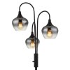 Illuminazione Globo Lighting Maxy Lampada da terra Nero, 3-Luci