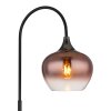 Illuminazione Globo Lighting Maxy Lampada da terra Cromo, Nero, 1-Luce