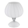 Illuminazione Globo Lighting Maxy Lampada da tavolo Cromo, Bianco, 1-Luce