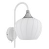 Illuminazione Globo Lighting Maxy Applique Cromo, Bianco, 1-Luce