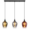 Illuminazione Globo Lighting Lavus Lampadario a sospensione Nero, 3-Luci