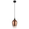 Illuminazione Globo Lighting Lavus Lampadario a sospensione Nero, 1-Luce