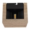 Illuminazione Globo Lighting Alina Applique LED Legno scuro, Écru, Nero, 1-Luce