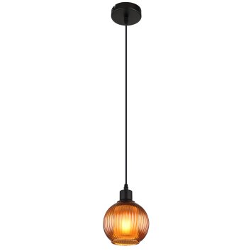 Illuminazione Globo Lighting Zumba Lampadario a sospensione Nero, 1-Luce