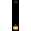 Illuminazione Globo Lighting Zumba Lampadario a sospensione Nero, 1-Luce