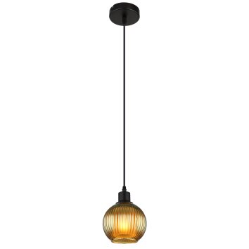 Illuminazione Globo Lighting Zumba Lampadario a sospensione Nero, 1-Luce