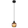 Illuminazione Globo Lighting Zumba Lampadario a sospensione Nero, 1-Luce