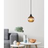 Illuminazione Globo Lighting Zumba Lampadario a sospensione Nero, 1-Luce