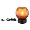 Illuminazione Globo Lighting Zumba Lampada da tavolo Nero, 1-Luce