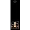 Illuminazione Globo Lighting Lisbon Lampadario a sospensione Nero, 1-Luce