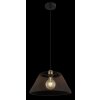 Illuminazione Globo Lighting Baku Lampadario a sospensione Nero, 1-Luce