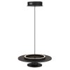 Illuminazione Globo Lighting Carter Lampadario a sospensione LED Nero, 1-Luce