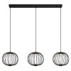 Illuminazione Globo Lighting Galway Lampadario a sospensione LED Nero, 1-Luce