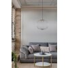 Illuminazione Globo Lighting Galway Lampadario a sospensione LED Nichel opaco, 1-Luce