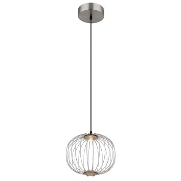 Illuminazione Globo Lighting Galway Lampadario a sospensione LED Nichel opaco, 1-Luce