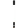 Illuminazione Globo Lighting Alvarado Lampadario a sospensione LED Nero, 1-Luce