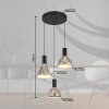 Illuminazione Globo Lighting Labora Lampadario a sospensione LED Nero, 1-Luce