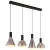 Illuminazione Globo Lighting Labora Lampadario a sospensione LED Nero, 1-Luce