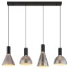 Illuminazione Globo Lighting Labora Lampadario a sospensione LED Nero, 1-Luce