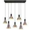 Illuminazione Globo Lighting Labora Lampadario a sospensione LED Nero, 1-Luce