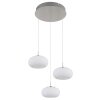 Illuminazione Globo Lighting Quintara Lampadario a sospensione LED Nichel opaco, 1-Luce