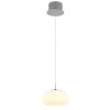 Illuminazione Globo Lighting Quintara Lampadario a sospensione LED Nichel opaco, 1-Luce