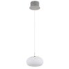 Illuminazione Globo Lighting Quintara Lampadario a sospensione LED Nichel opaco, 1-Luce