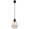 Illuminazione Globo Lighting Zachary Lampadario a sospensione Nero, 1-Luce