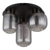 Illuminazione Globo Lighting Fluoro Plafoniera LED Nero, 1-Luce