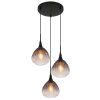 Illuminazione Globo Lighting Olsen Lampadario a sospensione Nero, 3-Luci