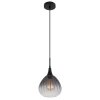 Illuminazione Globo Lighting Olsen Lampadario a sospensione Nero, 1-Luce