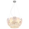 Illuminazione Globo Lighting Benjamin Lampadario a corona Cromo, 8-Luci