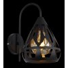 Illuminazione Globo Lighting Hassan Applique Nero, 1-Luce