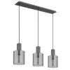 Illuminazione Globo Lighting Tulivar Lampadario a sospensione Grigio, 3-Luci