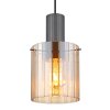 Illuminazione Globo Lighting Tulivar Lampadario a sospensione Grigio, 1-Luce