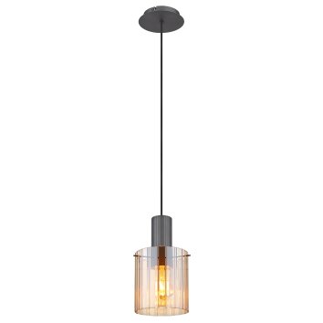 Illuminazione Globo Lighting Tulivar Lampadario a sospensione Grigio, 1-Luce