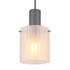 Illuminazione Globo Lighting Tulivar Lampadario a sospensione Grigio, 1-Luce