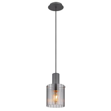 Illuminazione Globo Lighting Tulivar Lampadario a sospensione Grigio, 1-Luce