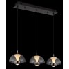 Illuminazione Globo Lighting Arus Lampadario a sospensione LED Nero, 1-Luce