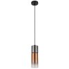 Illuminazione Globo Lighting Annika Lampadario a sospensione Nero, 1-Luce