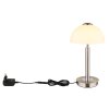 Illuminazione Globo Lighting Uldin Lampada da tavolo LED Cromo, Nichel opaco, 1-Luce