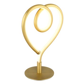 Illuminazione Globo Lighting Amore Lampada da tavolo LED Oro, 1-Luce