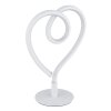 Illuminazione Globo Lighting Amore Lampada da tavolo LED Bianco, 1-Luce