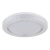 Illuminazione Globo Lighting Liami Plafoniera LED Bianco, 1-Luce